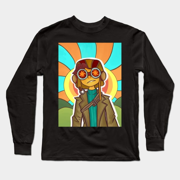 PSYCHONAUTS 2: PSI KING SENSORIUM Long Sleeve T-Shirt by ☆LycheeCore☆